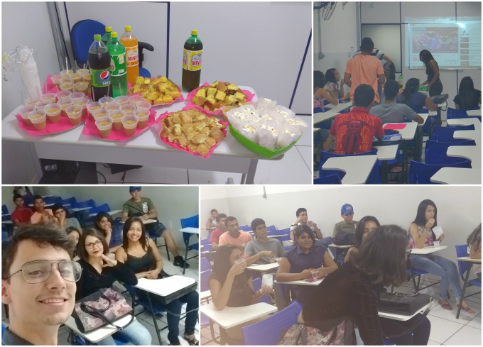 A turma inteira se deliciou com comidas típicas no início de julho. (Imagens: ENNET Anápolis)